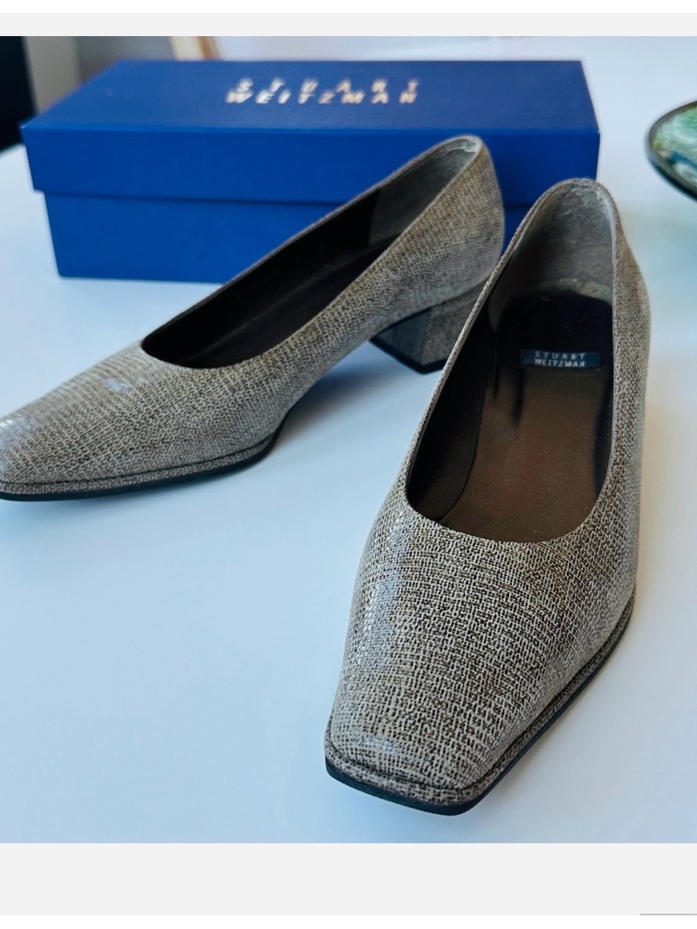 Stuart Weitzman Stack Heel Pump Size 7B